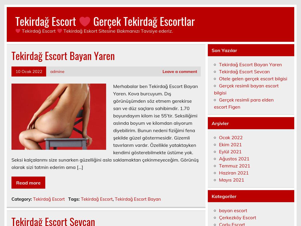 Tekirdağ Escort